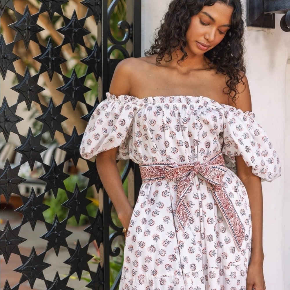 CLEOBELLA Elisa Midi Dress in Belize Blossom | NWT | Size Large